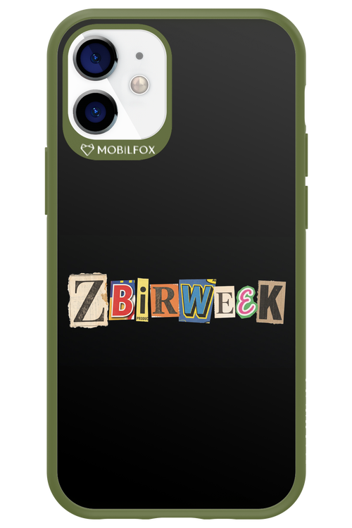Zbirweek (black) 2.0 - Apple iPhone 12 Mini