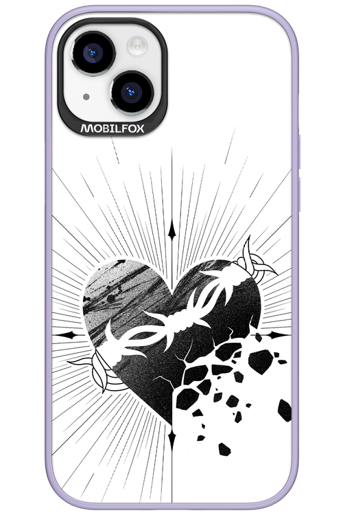 Fekete Szív 2.0 - Apple iPhone 15 Plus