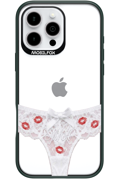 White Panties Transparent 2.0 - Apple iPhone 16 Pro Max