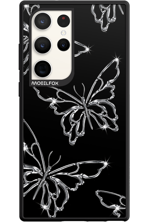 Silver Butterfly 2.0 - Samsung Galaxy S23 Ultra