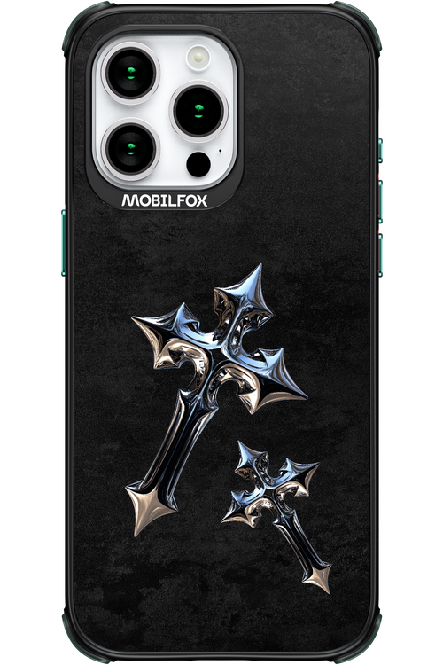 Chrome Crosses 2.0 - Apple iPhone 15 Pro Max