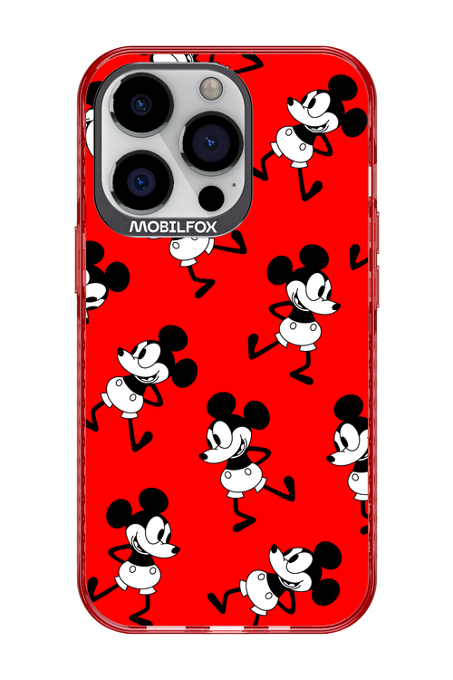 Iconic Mouse (red pattern) - Apple iPhone 13 Pro