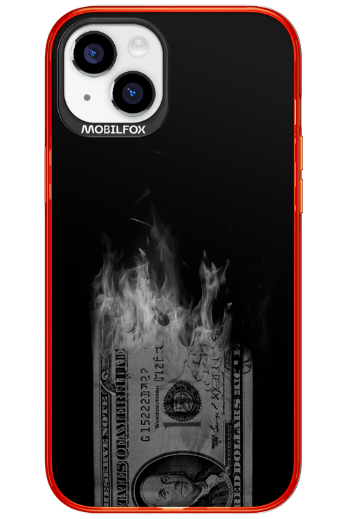 Money Burn B&W 2.0 - Apple iPhone 15 Plus