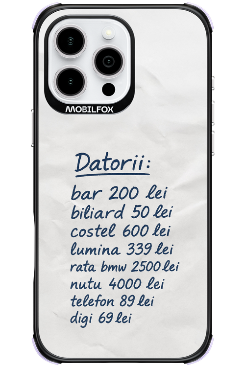 The List 2.0 - Apple iPhone 16 Pro Max