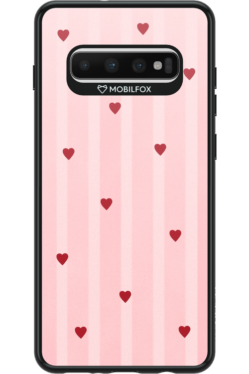 Red Little Hearts 2.0 - Samsung Galaxy S10+