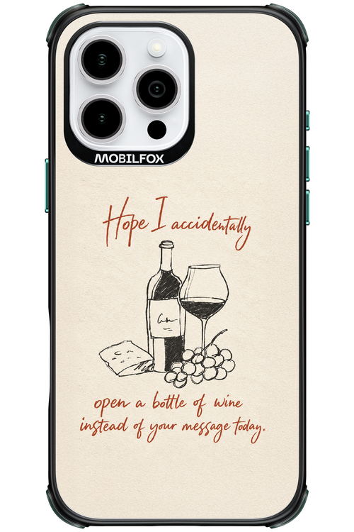Bottle of wine 2.0 - Apple iPhone 16 Pro Max