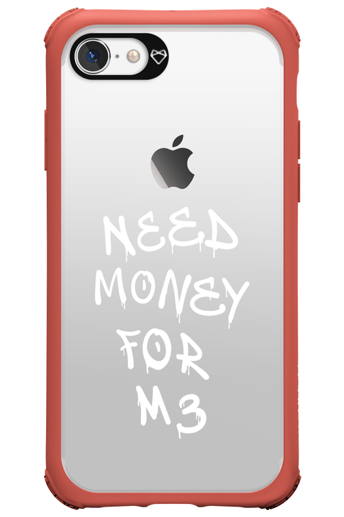 Need M3 Transparent White - Apple iPhone 7