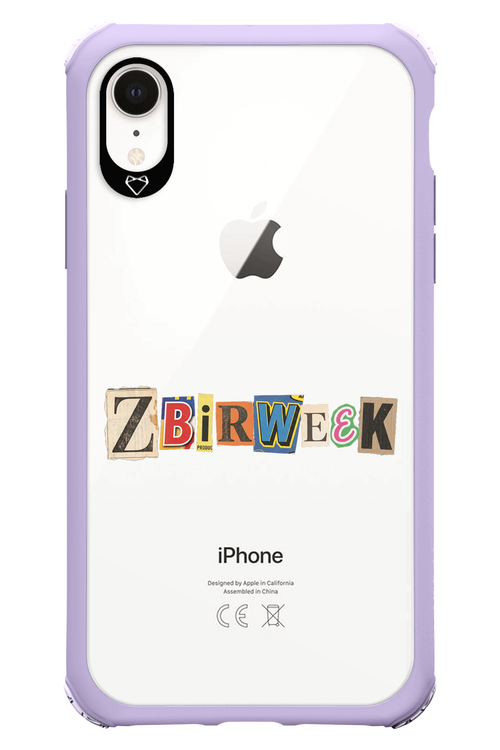 Zbirweek (transparent) 2.0 - Apple iPhone XR