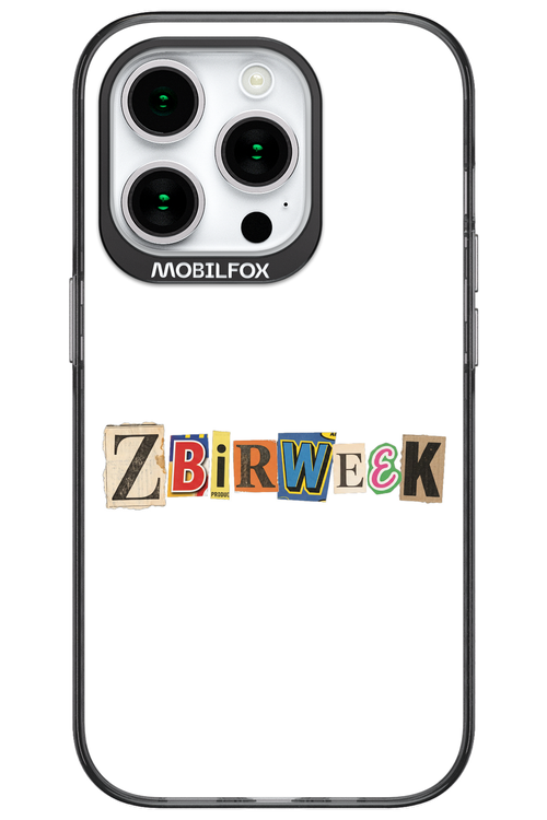 Zbirweek (white) 2.0 - Apple iPhone 15 Pro