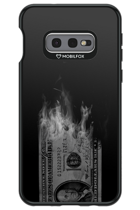 Money Burn B&W - Samsung Galaxy S10e