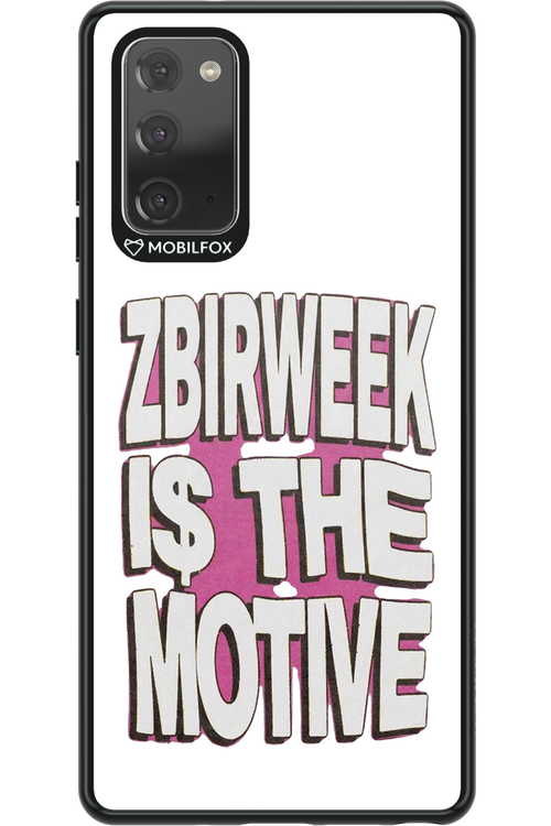 Motive (white) 2.0 - Samsung Galaxy Note 20