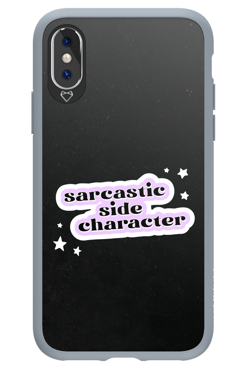 Sarcastic Black - Apple iPhone X