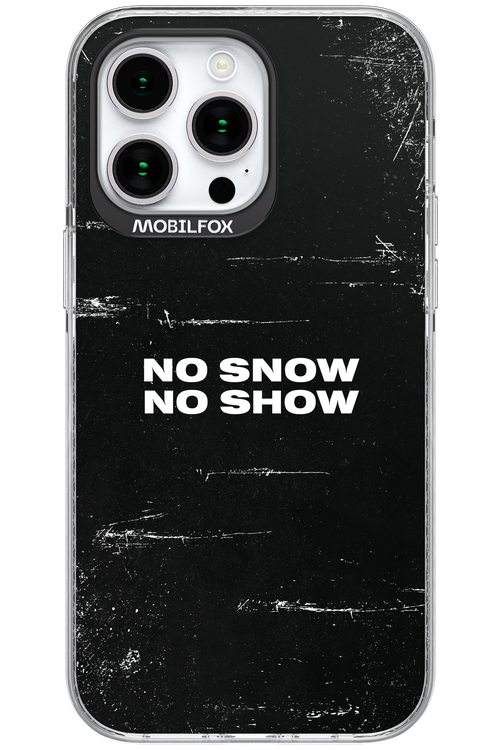No snow, no show - Apple iPhone 15 Pro Max