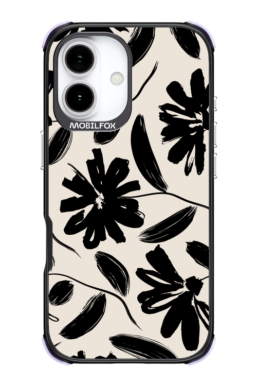 Monochrome Flowerss - Apple iPhone 17