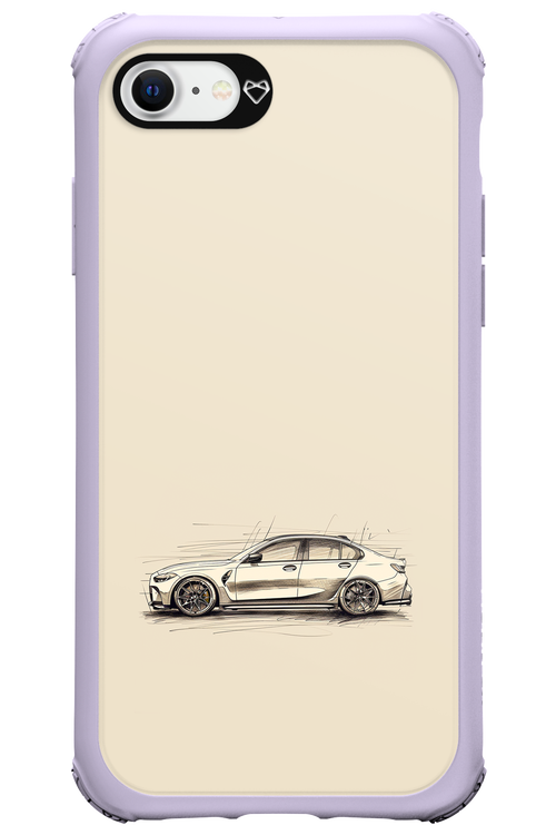 Sketch Car - Apple iPhone 8