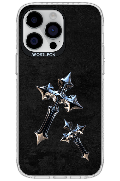 Chrome Crosses 2.0 - Apple iPhone 14 Pro Max