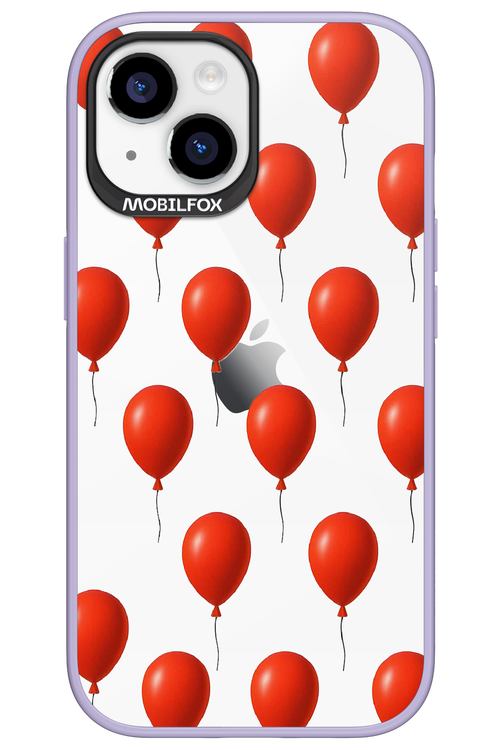 Red Balloons - Apple iPhone 15