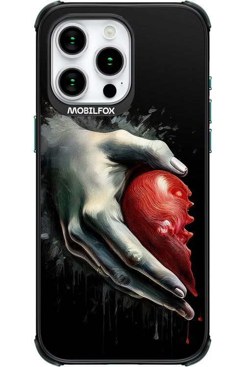 Painted Hearted Left - Apple iPhone 15 Pro Max