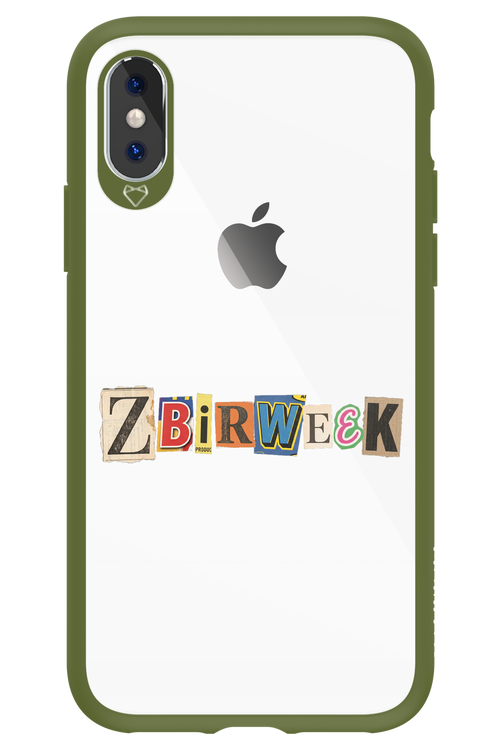 Zbirweek (transparent) 2.0 - Apple iPhone XS