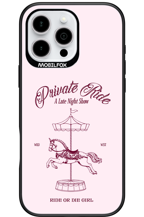 Private Ride 2.0 - Apple iPhone 16 Pro Max