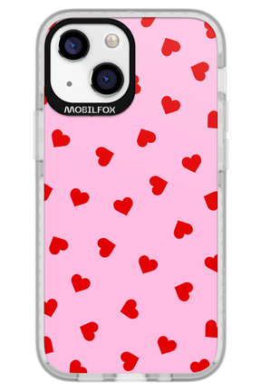 Sprinkle Heart Pink - Apple iPhone 13 Mini