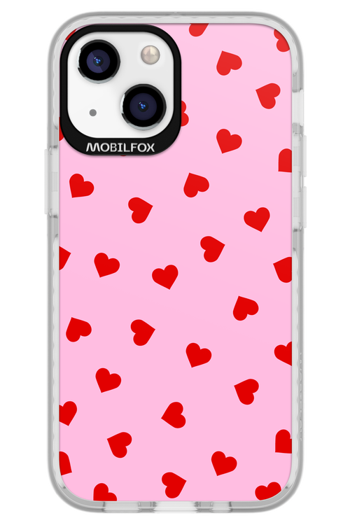 Sprinkle Heart Pink - Apple iPhone 13 Mini