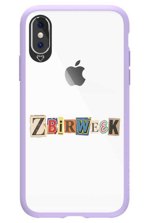 Zbirweek (transparent) 2.0 - Apple iPhone X
