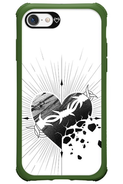 Fekete Szív - Apple iPhone 7