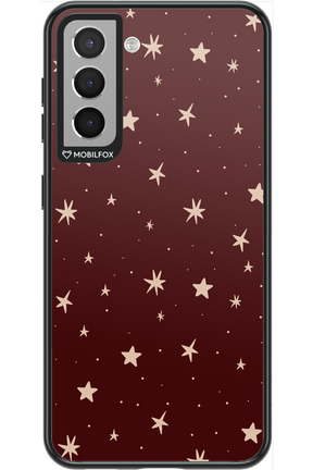 Burgundy Stars - Samsung Galaxy S21