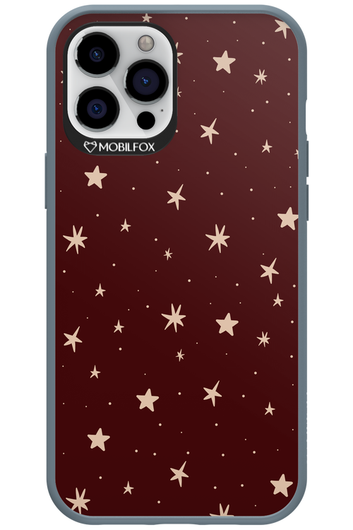 Burgundy Stars - Apple iPhone 12 Pro Max