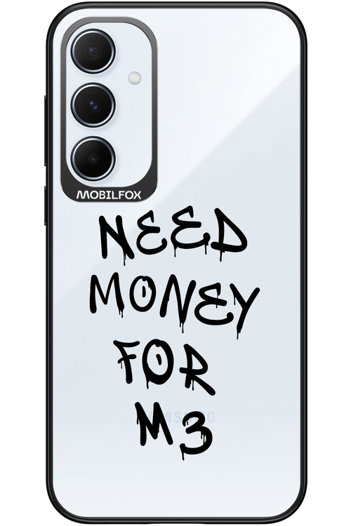 Need M3 Transparent Black - Samsung Galaxy A55