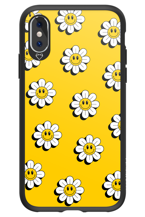 Smiley Flowers - Apple iPhone XS