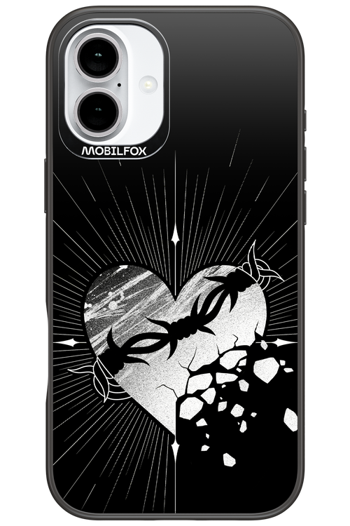 Fehér Szív 2.0 - Apple iPhone 16 Plus