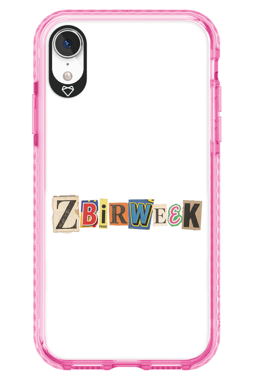Zbirweek (white) 2.0 - Apple iPhone XR