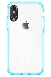 Need M3 Transparent White - Apple iPhone X