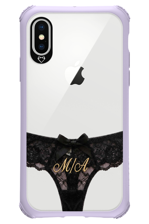 Black Panties Transparent 2.0 - Apple iPhone XS