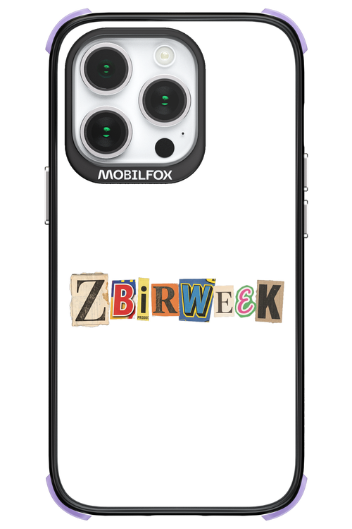 Zbirweek (white) 2.0 - Apple iPhone 14 Pro