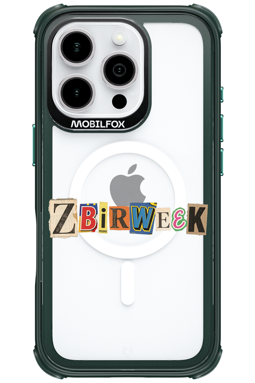 Zbirweek (transparent) 2.0 - Apple iPhone 16 Pro