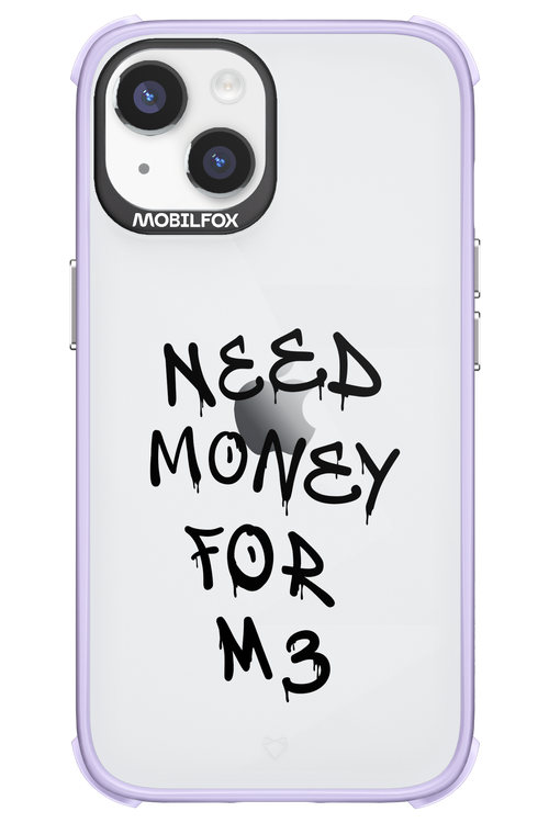 Need M3 Transparent Black - Apple iPhone 14
