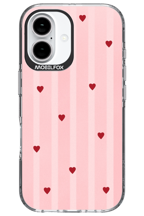 Red Little Hearts 2.0 - Apple iPhone 16