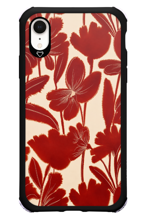 Burgundy Flowers 2.0 - Apple iPhone XR