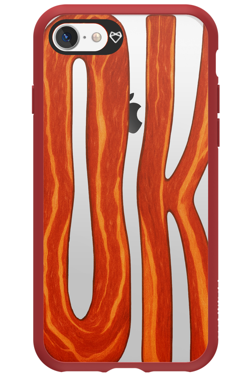 O K (Transparent) - Apple iPhone 7