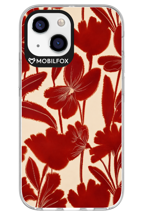 Burgundy Flowers 2.0 - Apple iPhone 13 Mini