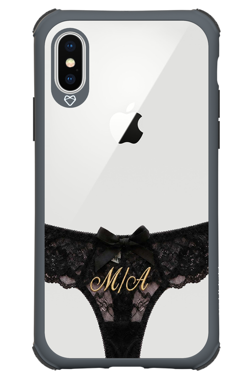Black Panties Transparent 2.0 - Apple iPhone XS