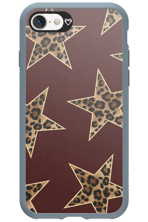 Wild Stars Burgundy - Apple iPhone 7