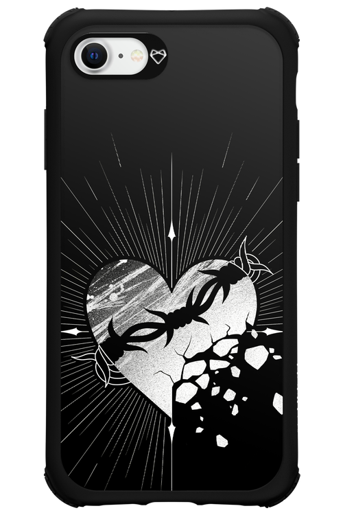 Fehér Szív - Apple iPhone 7