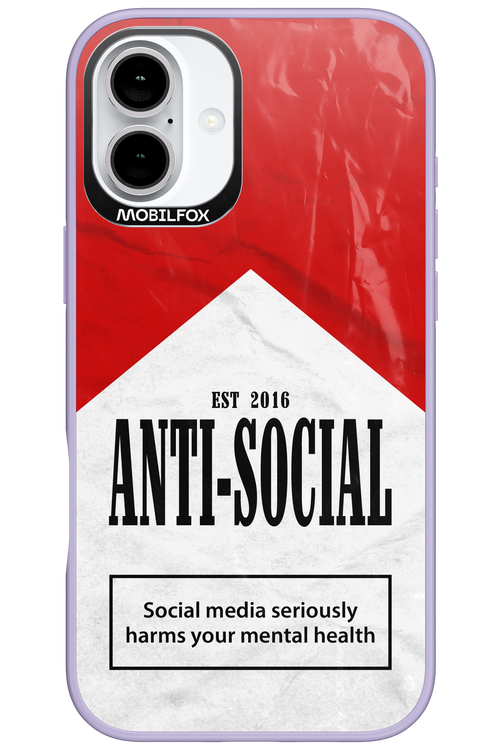 ANTI-SOCIAL II 2.0 - Apple iPhone 16 Plus