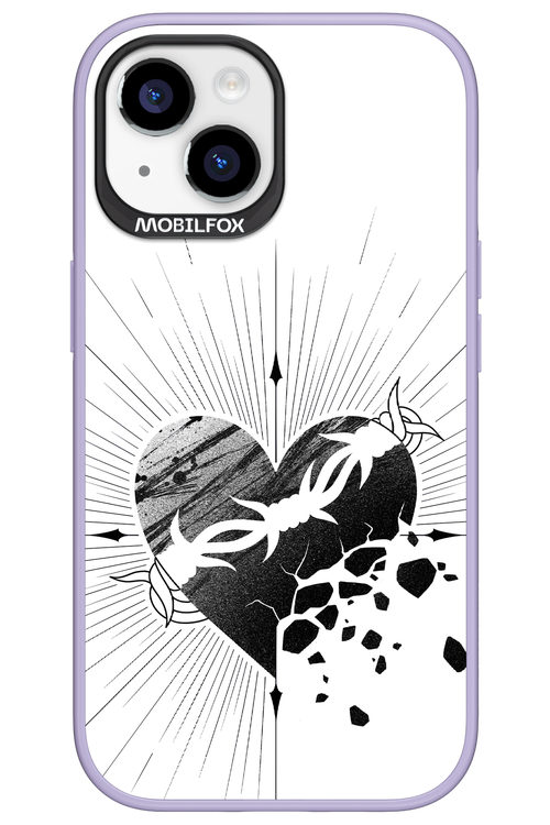 Fekete Szív - Apple iPhone 15