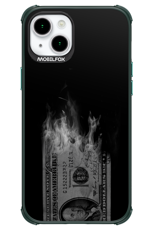 Money Burn B&W 2.0 - Apple iPhone 15 Plus