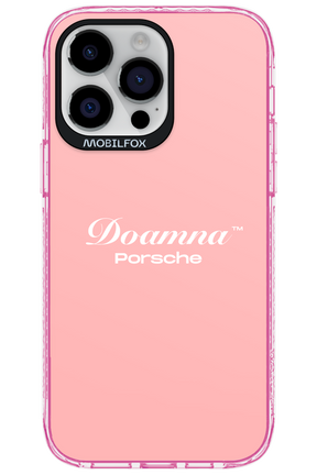 Doamna Porsche (pink) - Apple iPhone 14 Pro Max